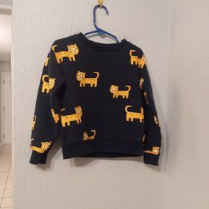 Cheetah Sweatshirt | Navy